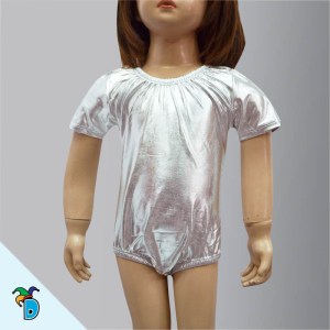 Leotardo Infantil Metalico